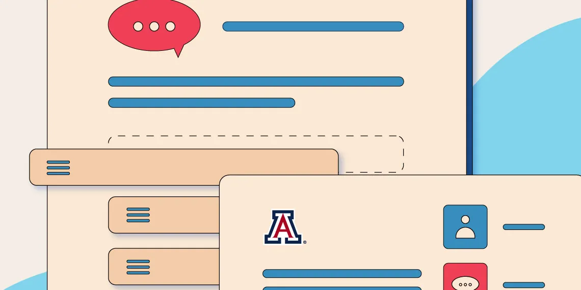 Illustration of UArizona Top Hat's exam and attendance features
