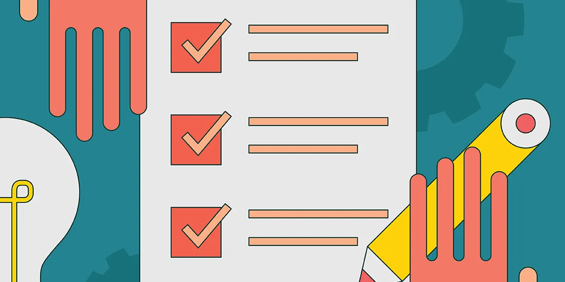 Illustration of a working through a syllabus