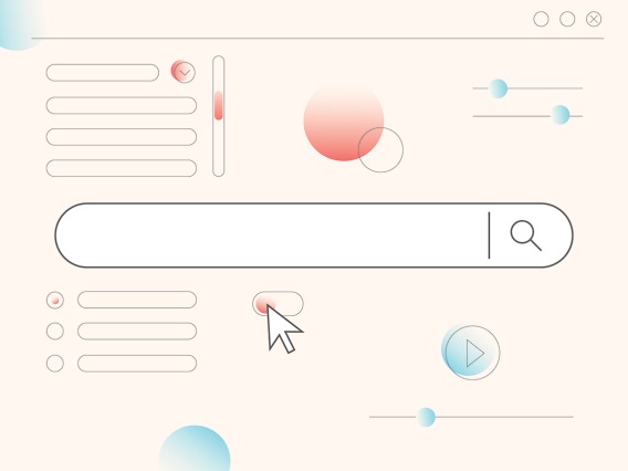 Abstract illustration of exploring a tool's interface.