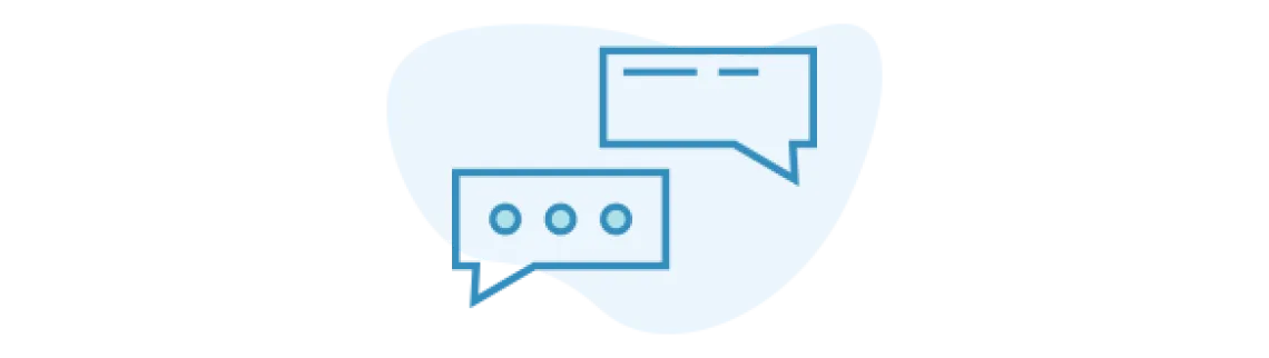 Speech bubble icons