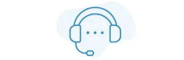 Headset with microphone for consultations Icon