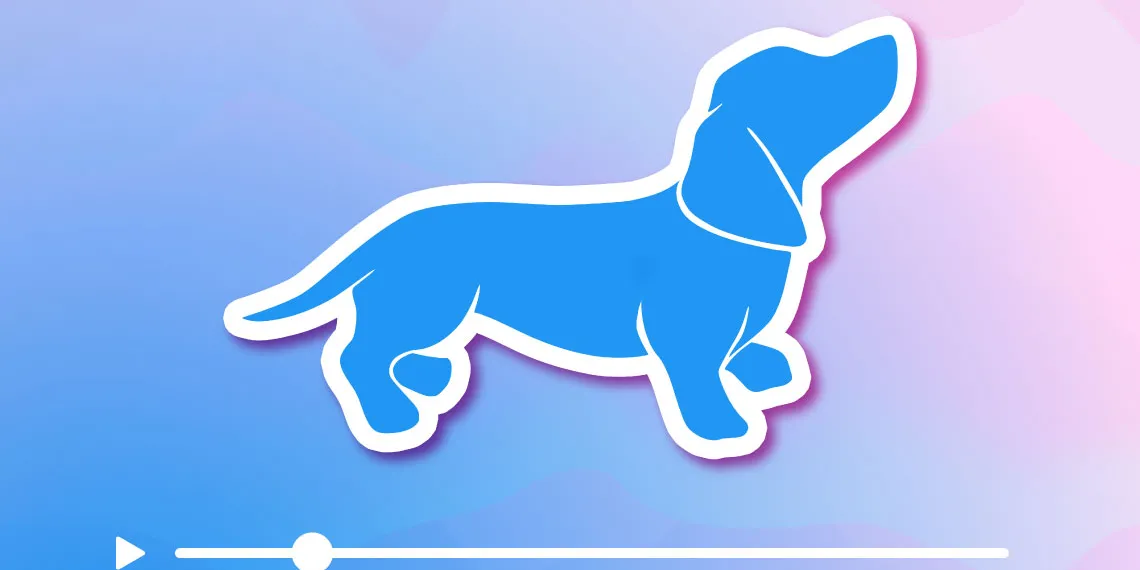 Abstract illustration of PlayPosit's video features with the PlayPosit dog logo in the center.