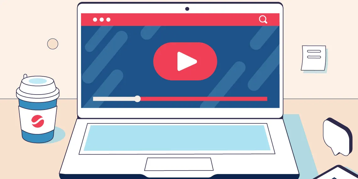 Abstract illustration of a UArizona online course.