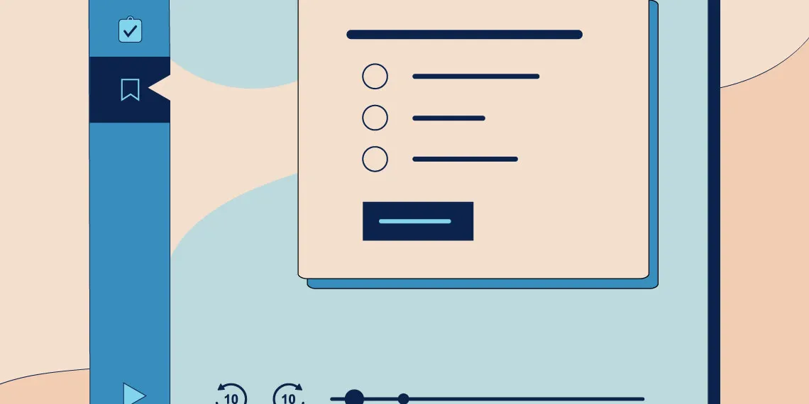 Illustration of the PlayPosit interface with branched learning.
